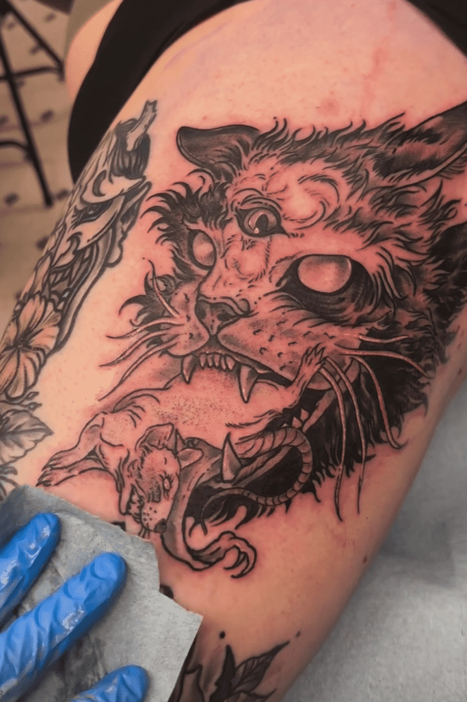 Tattoo work by Merk
