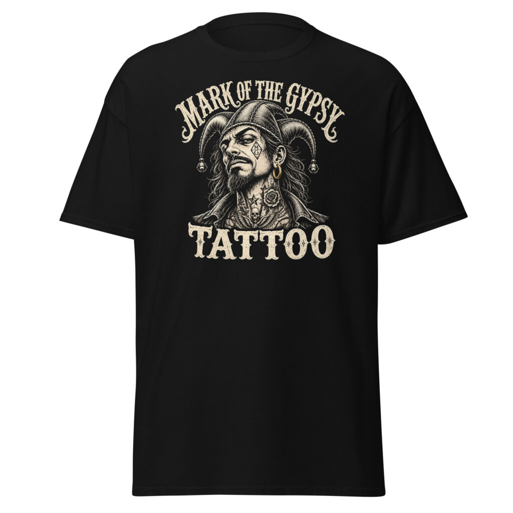 Mark of the Gypsy Tattoo Jester T-Shirt